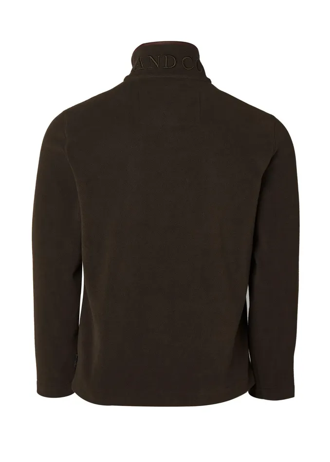 Holland Cooper Country Fleece Jacket Khaki Men Fleeces