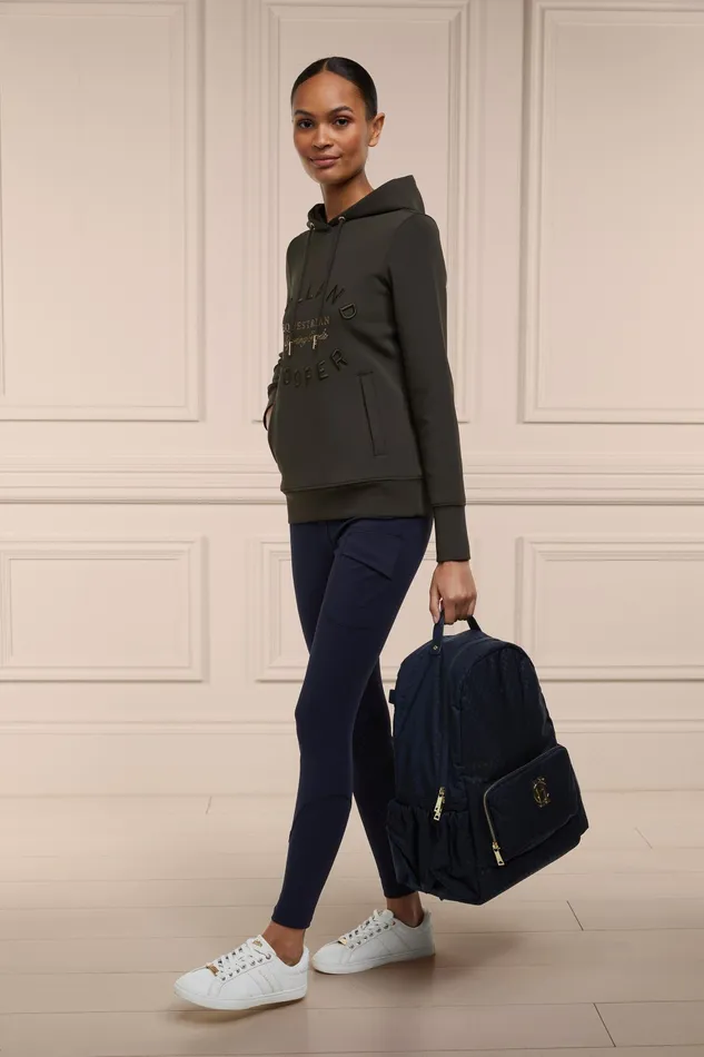 Holland Cooper Crystal Hoodie Heritage Khaki Women Hoodies and Sweatshirts Holland Cooper Crystal Hoodie Heritage Khaki Women Hoodies and Sweatshirts