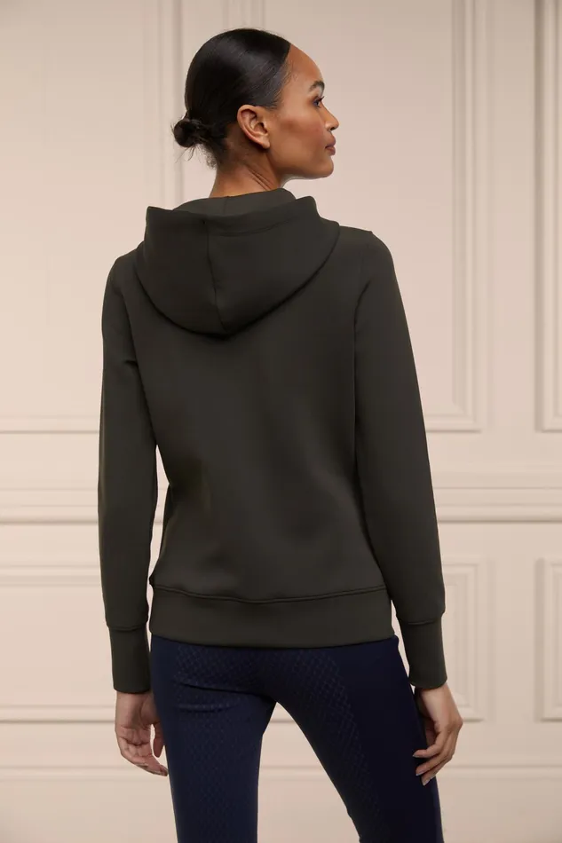 Holland Cooper Crystal Hoodie Heritage Khaki Women Hoodies and Sweatshirts Holland Cooper Crystal Hoodie Heritage Khaki Women Hoodies and Sweatshirts