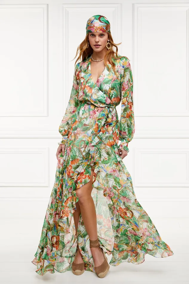Holland Cooper Ellisa Maxi Dress St Lucia Women Dresses