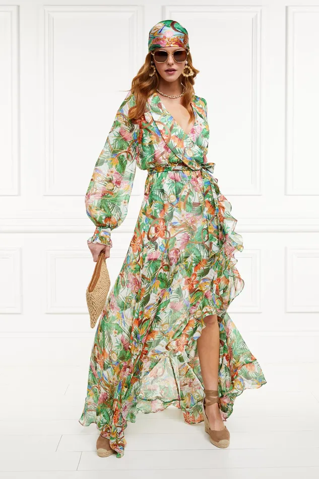 Holland Cooper Ellisa Maxi Dress St Lucia Women Dresses