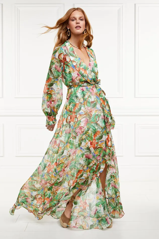 Holland Cooper Ellisa Maxi Dress St Lucia Women Dresses