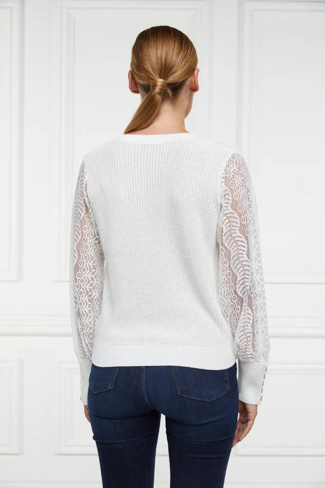 Holland Cooper Featherton VNeck Knit Women Knitwear Holland Cooper Featherton VNeck Knit Women Knitwear