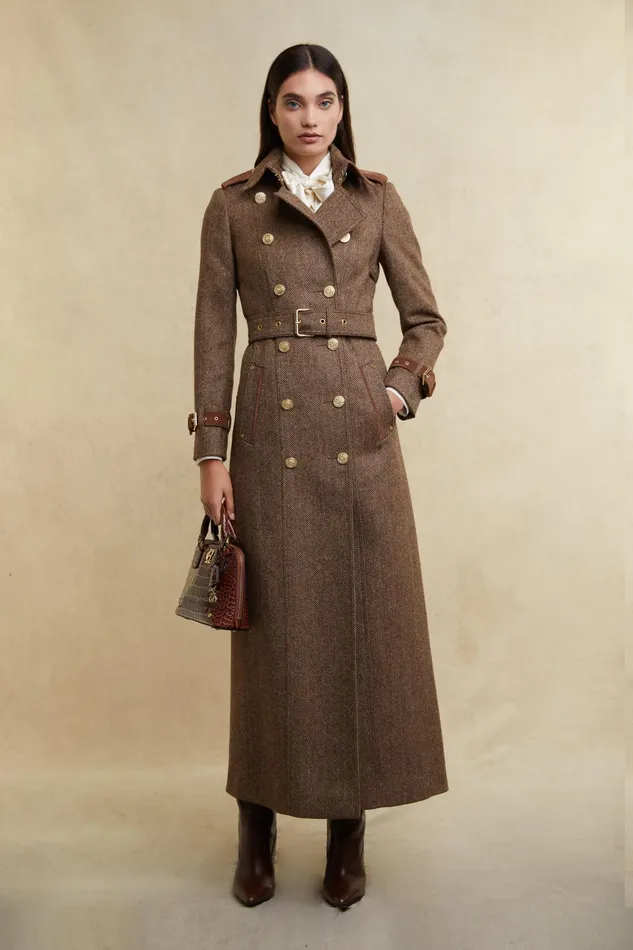 Holland Cooper Full Length Marlborough Trench Coat Women Tailoring