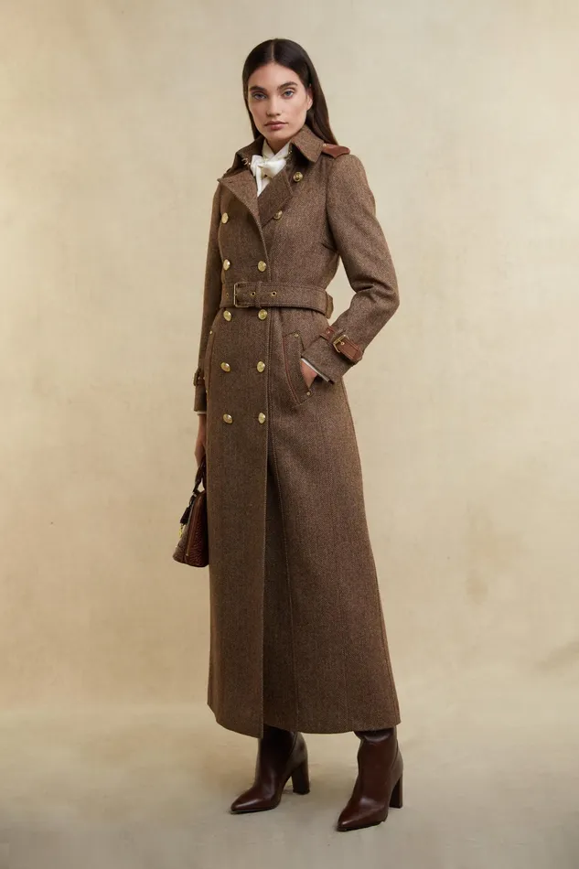 Holland Cooper Full Length Marlborough Trench Coat Women Tailoring