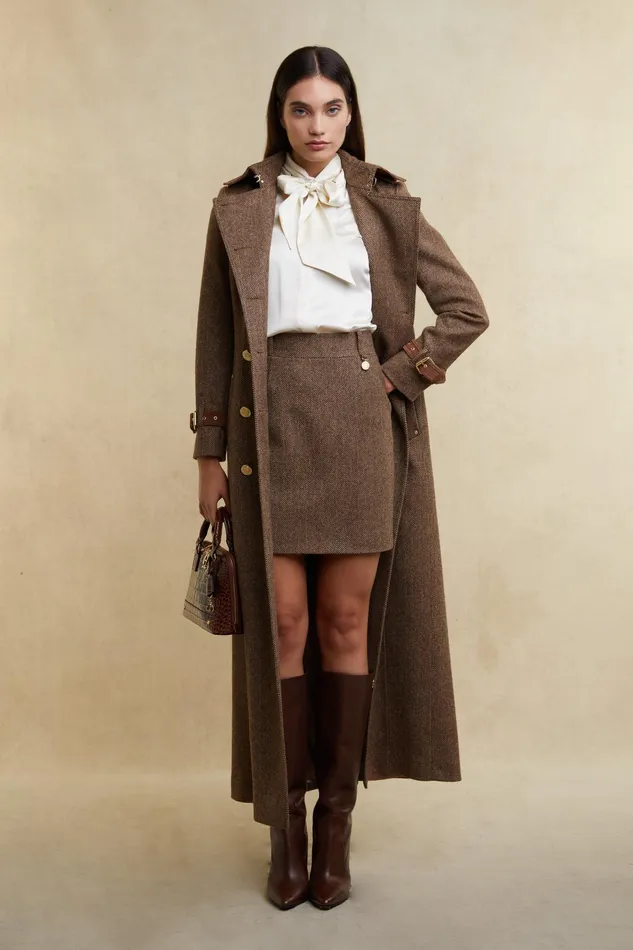 Holland Cooper Full Length Marlborough Trench Coat Women Tailoring