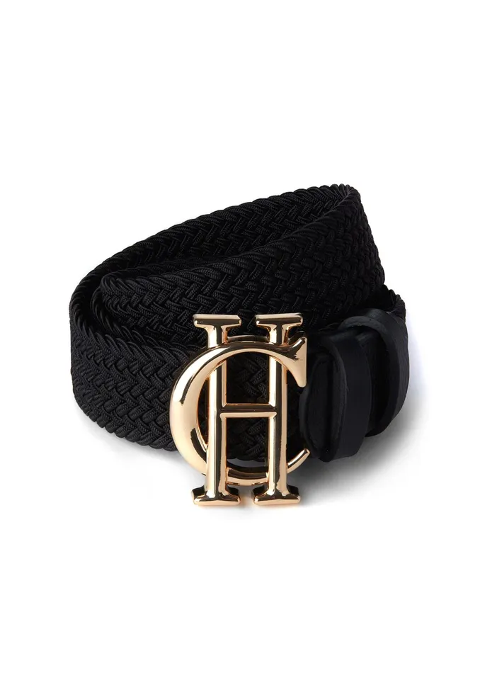 Holland Cooper HC Heritage Belt Black Women Belts Holland Cooper HC Heritage Belt Black Women Belts