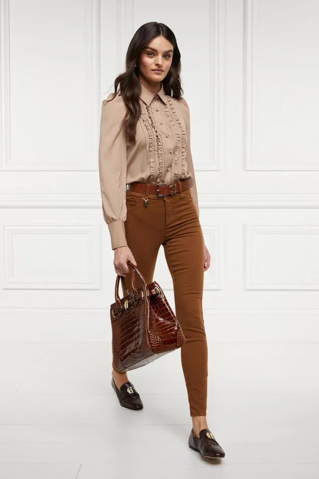 Holland Cooper Jodhpur Jean Dark Caramel Women Jeans Holland Cooper Jodhpur Jean Dark Caramel Women Jeans