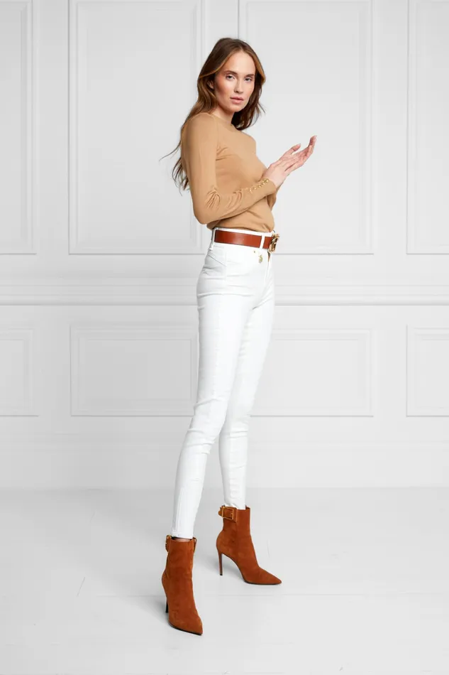 Holland Cooper Jodhpur Jean Optic White Women Jeans Holland Cooper Jodhpur Jean Optic White Women Jeans