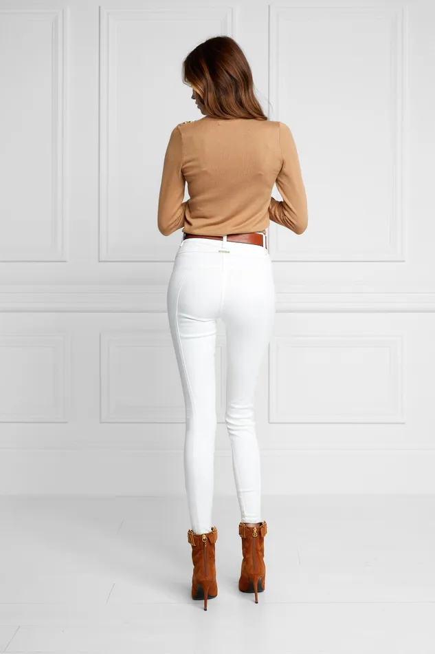 Holland Cooper Jodhpur Jean Optic White Women Jeans Holland Cooper Jodhpur Jean Optic White Women Jeans
