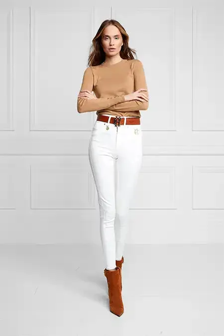 Holland Cooper Jodhpur Jean Optic White Women Jeans Holland Cooper Jodhpur Jean Optic White Women Jeans