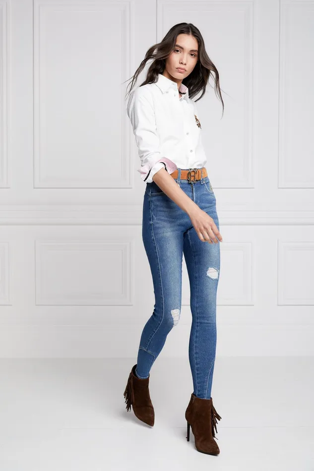 Holland Cooper Jodhpur Jean Vintage Denim Women Jeans Holland Cooper Jodhpur Jean Vintage Denim Women Jeans