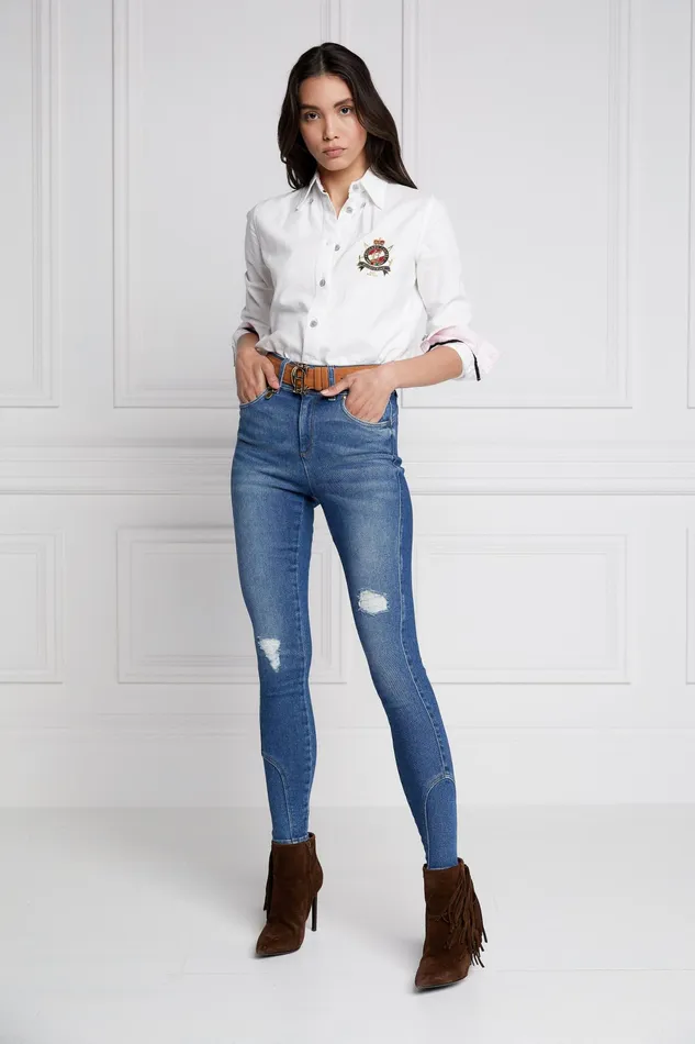 Holland Cooper Jodhpur Jean Vintage Denim Women Jeans Holland Cooper Jodhpur Jean Vintage Denim Women Jeans