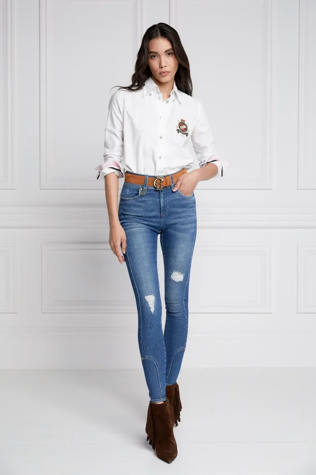Holland Cooper Jodhpur Jean Vintage Denim Women Jeans Holland Cooper Jodhpur Jean Vintage Denim Women Jeans