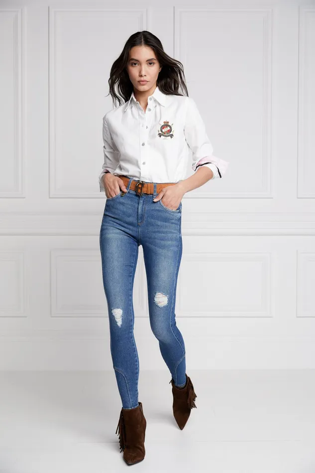 Holland Cooper Jodhpur Jean Vintage Denim Women Jeans Holland Cooper Jodhpur Jean Vintage Denim Women Jeans