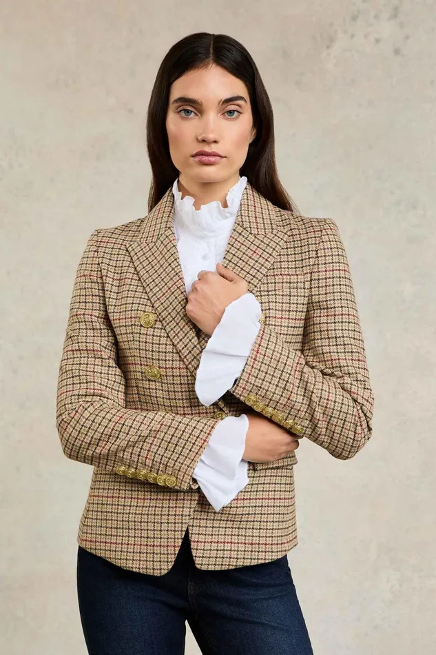 Holland Cooper Knightsbridge Blazer Charlton Tweed Women Tailoring