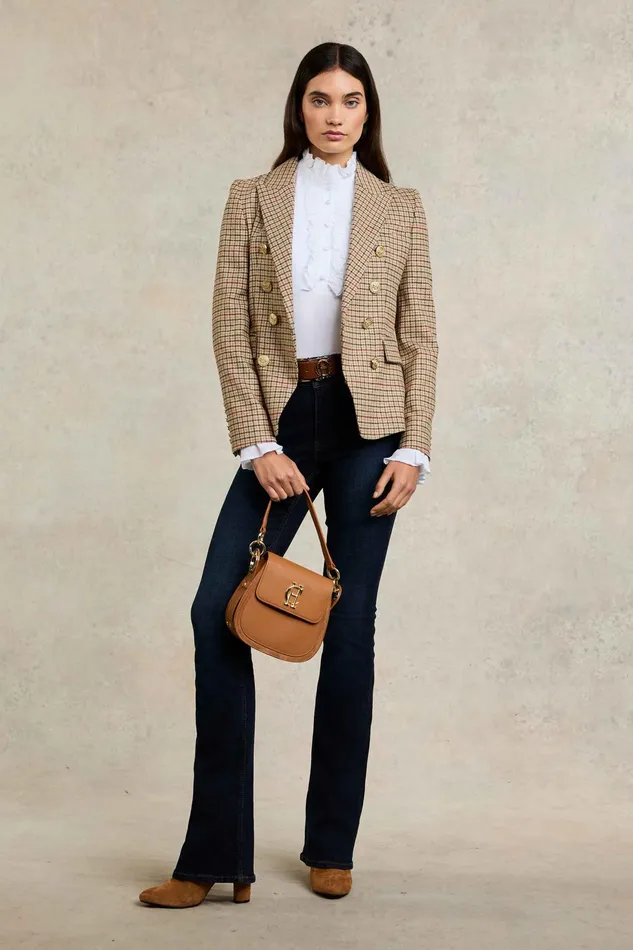 Holland Cooper Knightsbridge Blazer Charlton Tweed Women Tailoring