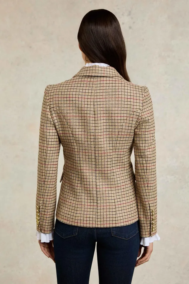 Holland Cooper Knightsbridge Blazer Charlton Tweed Women Tailoring