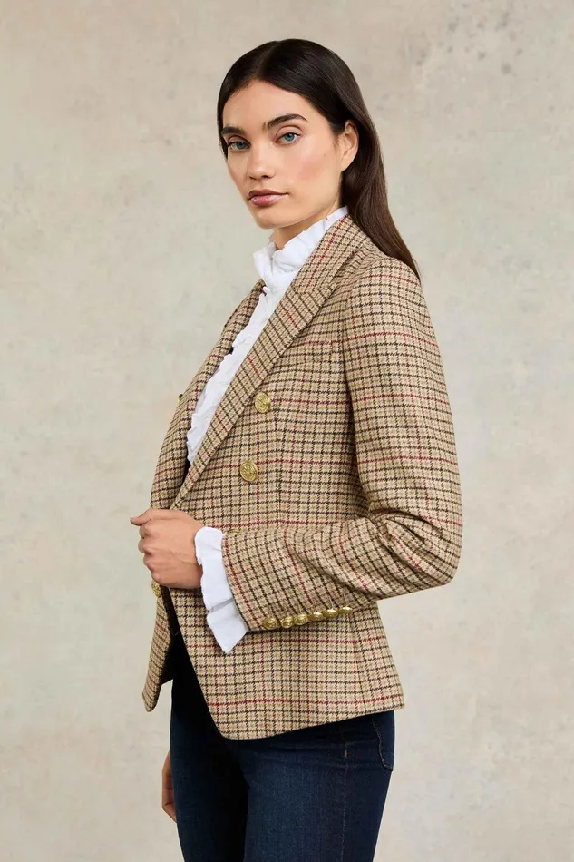 Holland Cooper Knightsbridge Blazer Charlton Tweed Women Tailoring