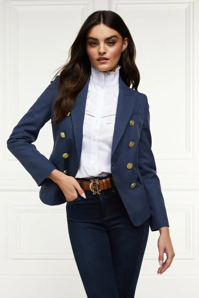 Holland Cooper Knightsbridge Blazer Denim Women Tailoring