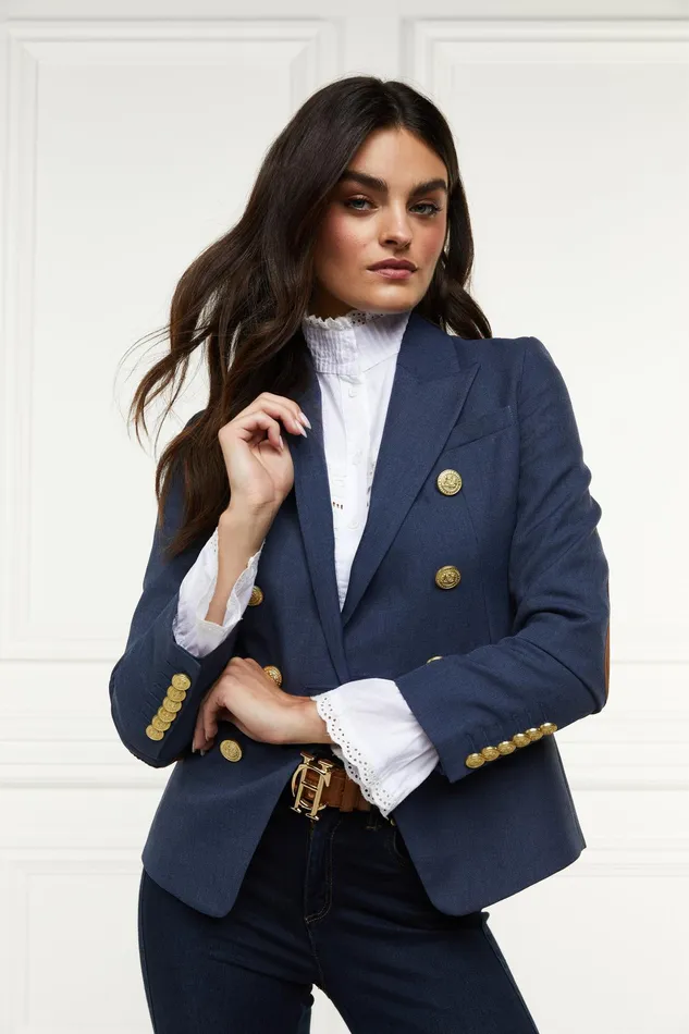 Holland Cooper Knightsbridge Blazer Denim Women Tailoring