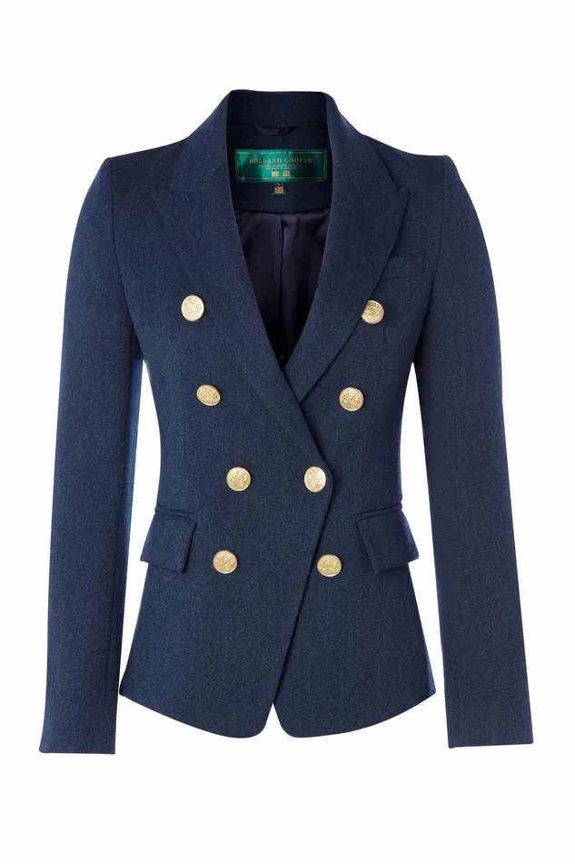 Holland Cooper Knightsbridge Blazer Denim Women Tailoring