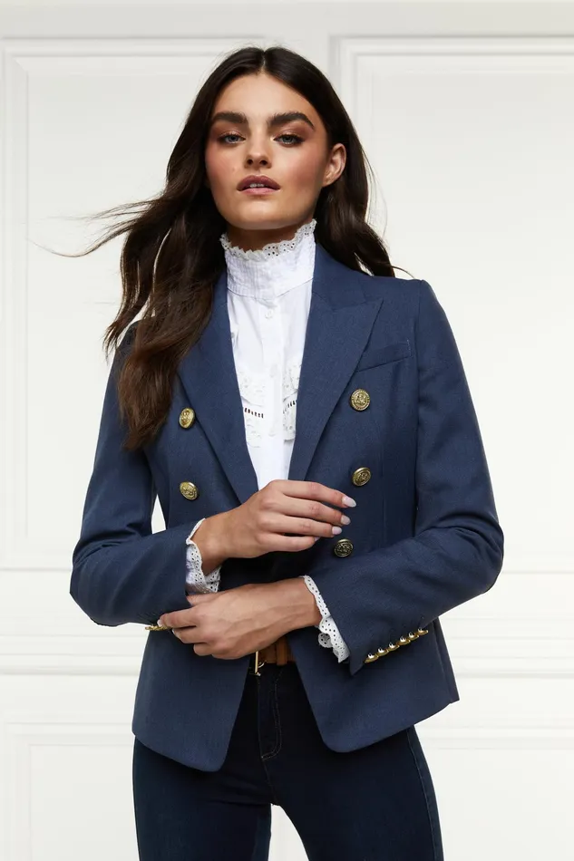 Holland Cooper Knightsbridge Blazer Denim Women Tailoring