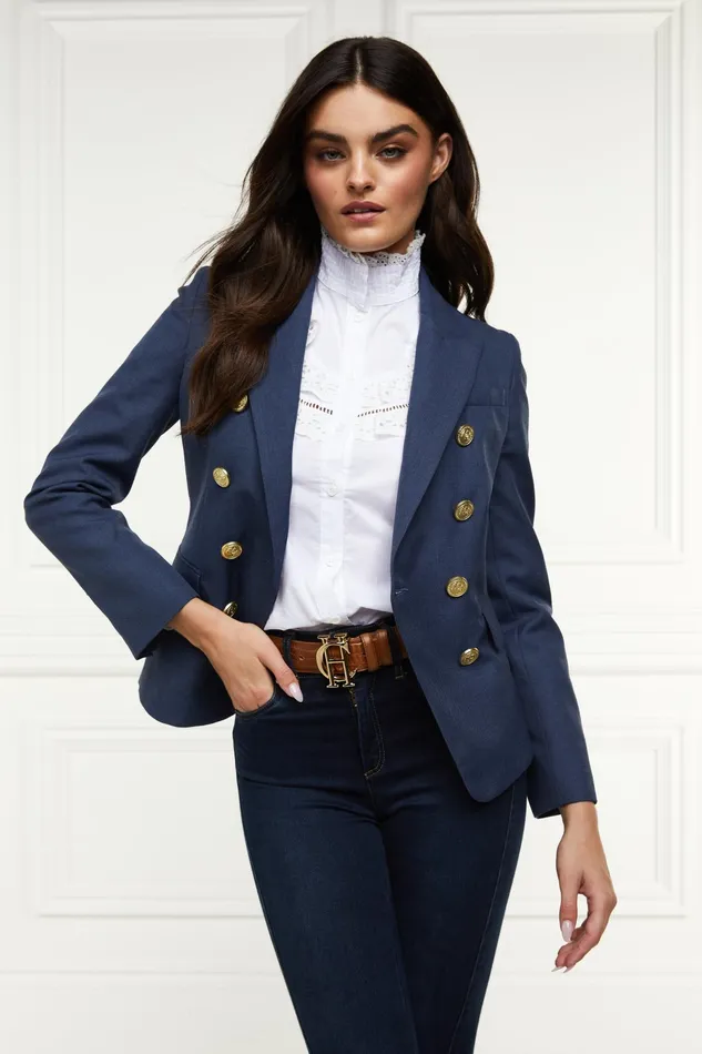Holland Cooper Knightsbridge Blazer Denim Women Tailoring