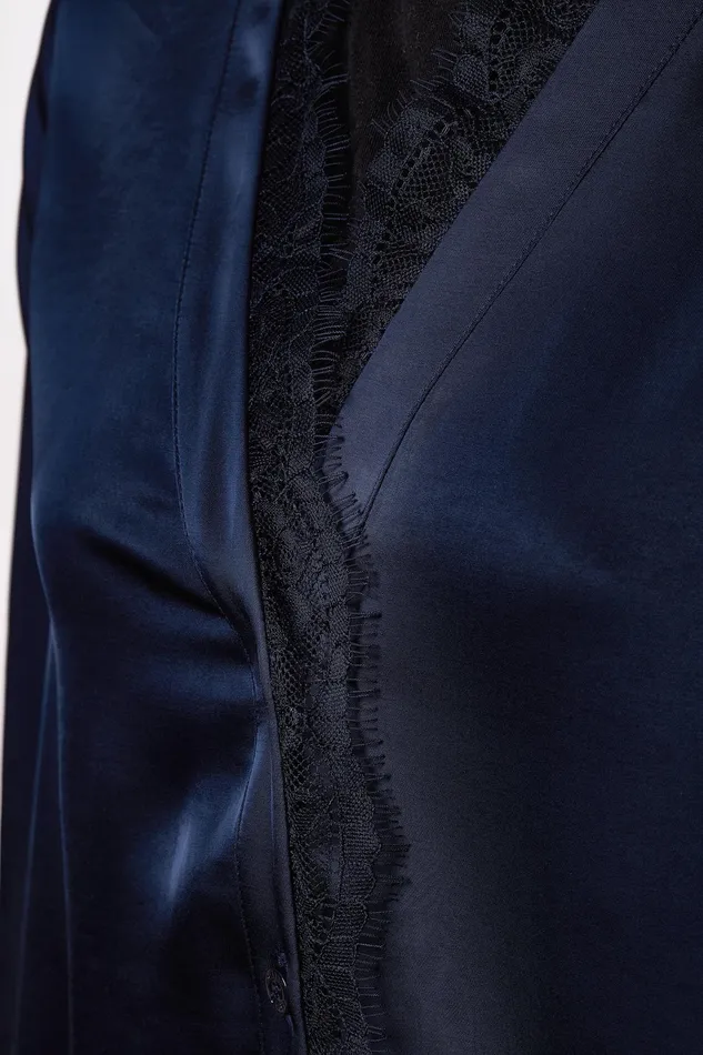 Holland Cooper Lace VNeck Blouse Ink Navy Women Shirts and Blouses Holland Cooper Lace VNeck Blouse Ink Navy Women Shirts and Blouses