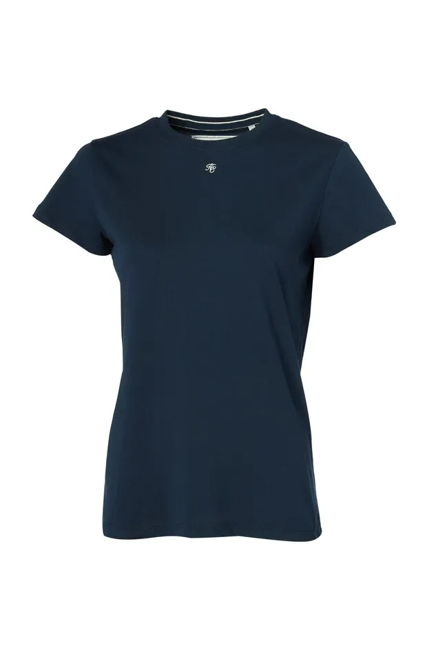 Holland Cooper Monogram Tee Ink Navy Women Tees Holland Cooper Monogram Tee Ink Navy Women Tees