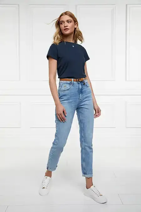 Holland Cooper Monogram Tee Ink Navy Women Tees Holland Cooper Monogram Tee Ink Navy Women Tees