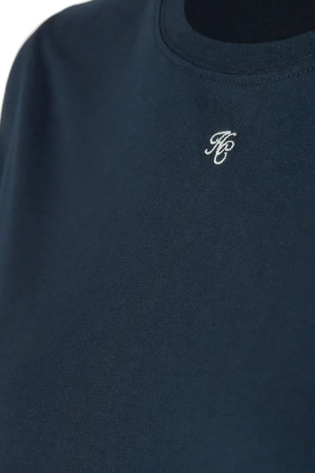 Holland Cooper Monogram Tee Ink Navy Women Tees Holland Cooper Monogram Tee Ink Navy Women Tees