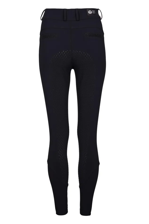 Holland Cooper Premium Mid Rise Breeches Black Women Breeches Holland Cooper Premium Mid Rise Breeches Black Women Breeches