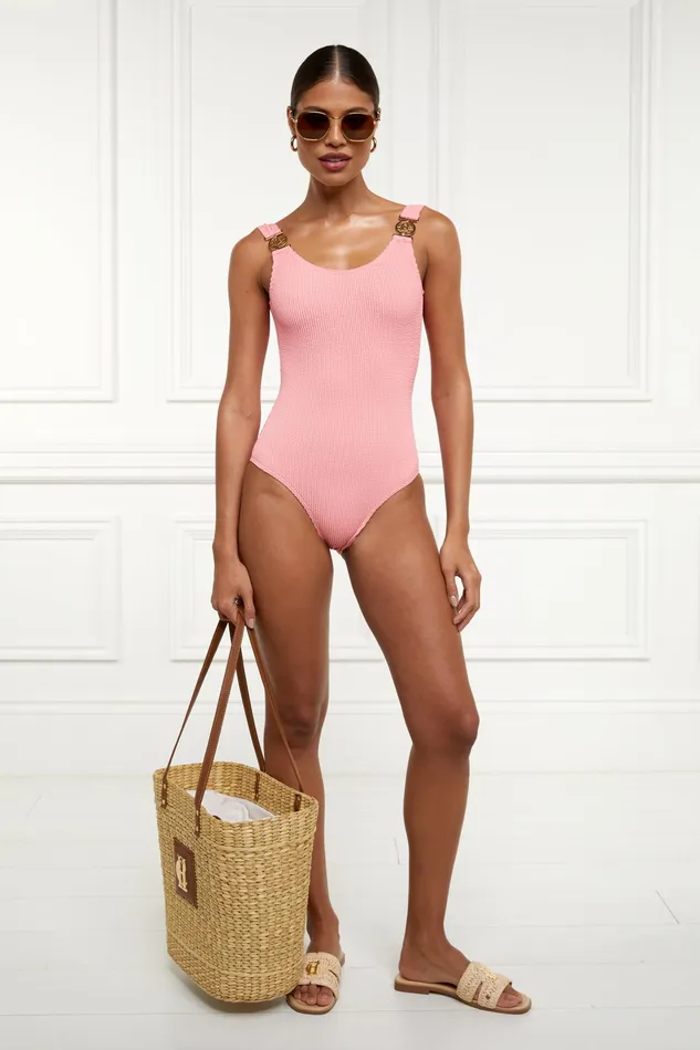 Holland Cooper Swimsuit Soft Coral Women Swimwear