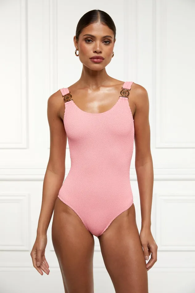 Holland Cooper Swimsuit Soft Coral Women Swimwear