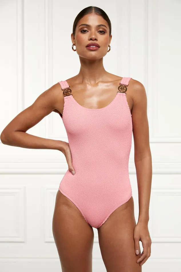 Holland Cooper Swimsuit Soft Coral Women Swimwear