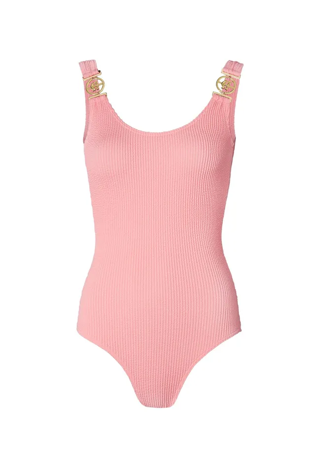 Holland Cooper Swimsuit Soft Coral Women Swimwear