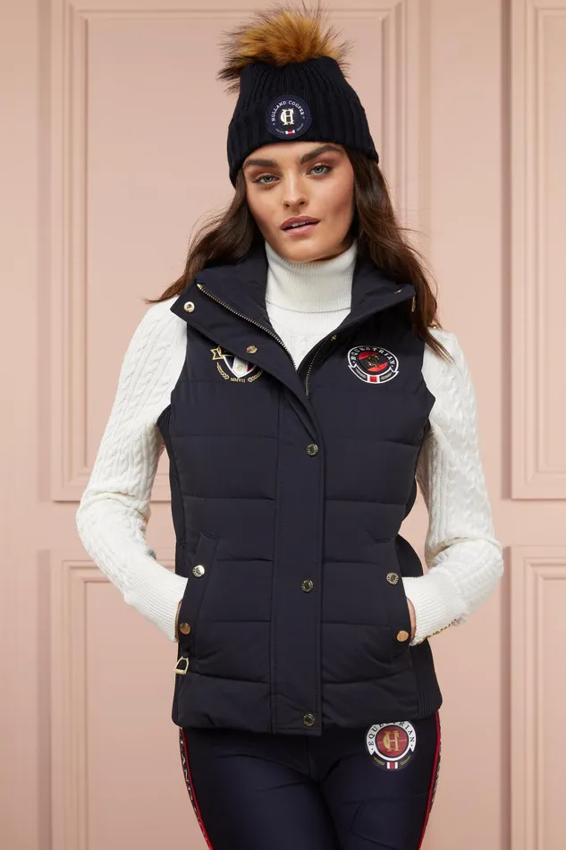 Holland Cooper Team HC Gilet Ink Navy Women Gilets
