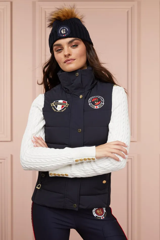 Holland Cooper Team HC Gilet Ink Navy Women Gilets Holland Cooper Team HC Gilet Ink Navy Women Gilets