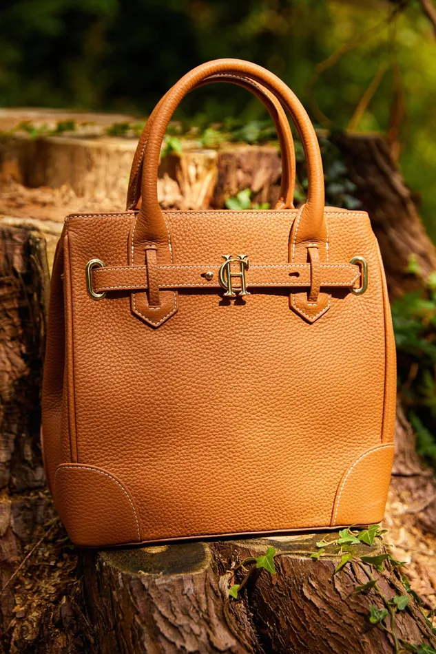 Holland Cooper The Brompton Mini Tote Tan Contrast Women Tote Bags Holland Cooper The Brompton Mini Tote Tan Contrast Women Tote Bags