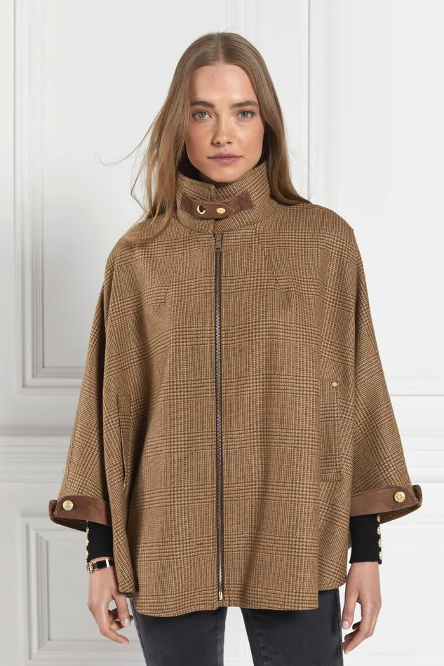 Holland Cooper The Classic Cape Tawny Women Capes
