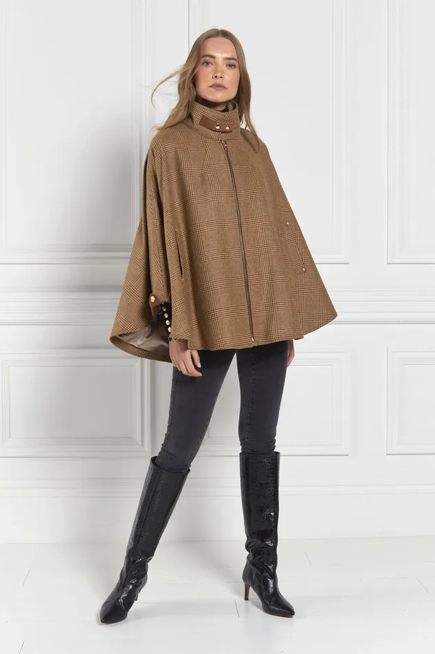 Holland Cooper The Classic Cape Tawny Women Capes