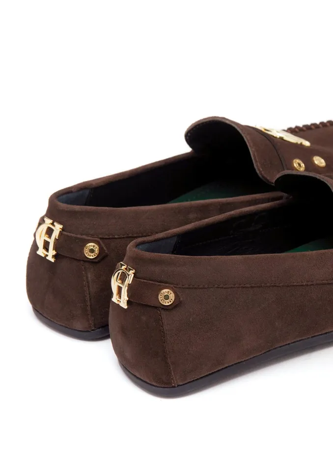 Holland Cooper The Driving Loafer Chocolate Women Loafers Holland Cooper The Driving Loafer Chocolate Women Loafers