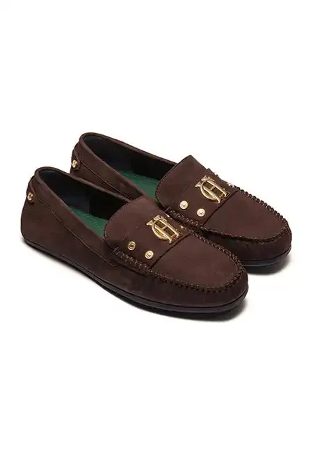 Holland Cooper The Driving Loafer Chocolate Women Loafers Holland Cooper The Driving Loafer Chocolate Women Loafers