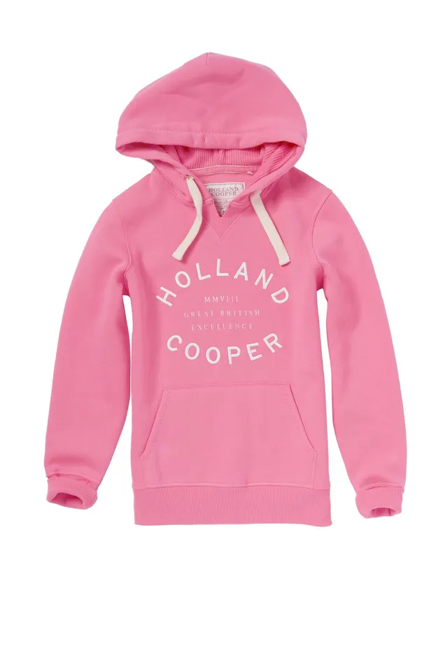 Holland Cooper Varsity Hoodie Peony Pink Women Hoodies Holland Cooper Varsity Hoodie Peony Pink Women Hoodies