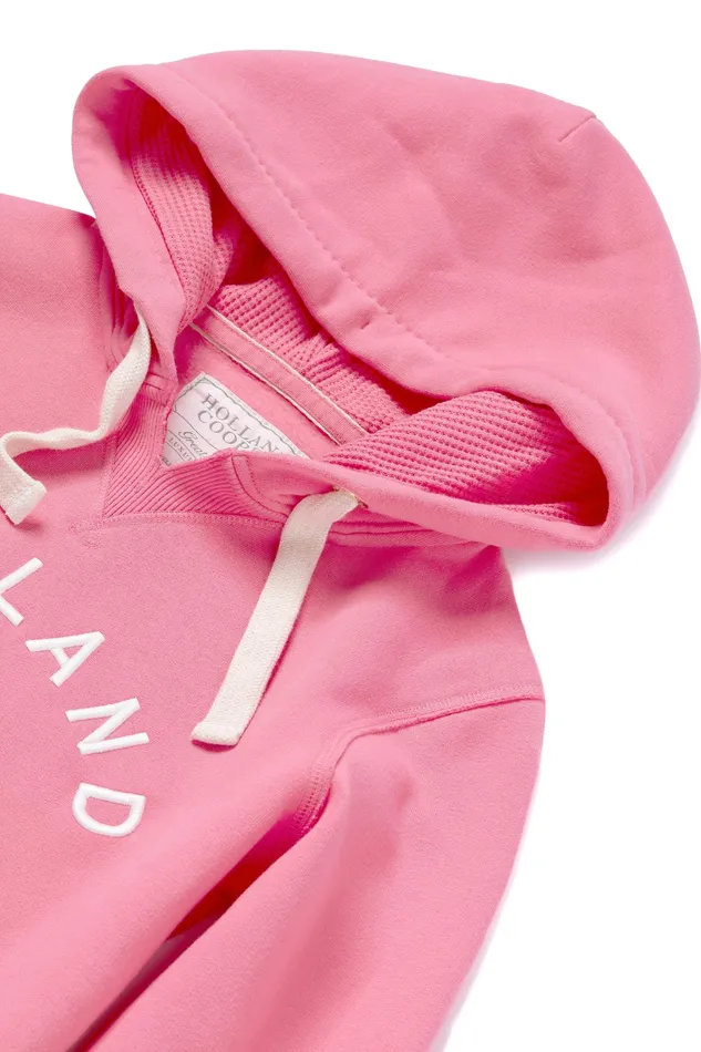 Holland Cooper Varsity Hoodie Peony Pink Women Hoodies Holland Cooper Varsity Hoodie Peony Pink Women Hoodies