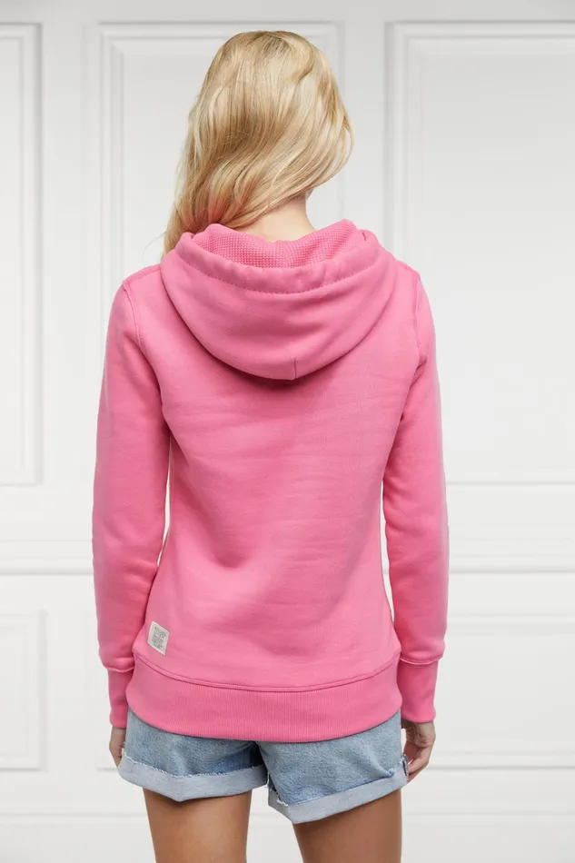 Holland Cooper Varsity Hoodie Peony Pink Women Hoodies Holland Cooper Varsity Hoodie Peony Pink Women Hoodies