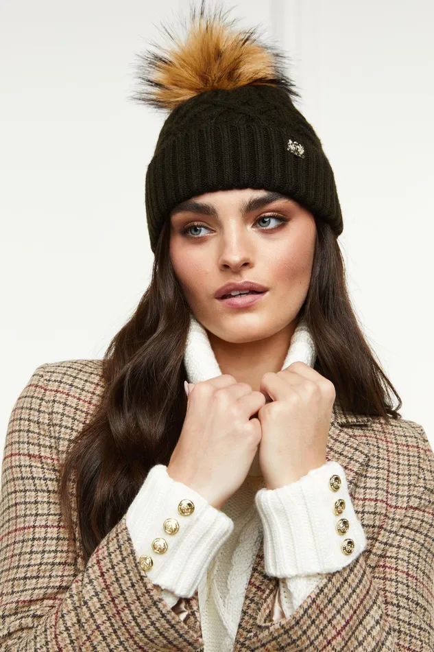 Holland Cooper Windsor Bobble Hat Women Hats and Headbands Holland Cooper Windsor Bobble Hat Women Hats and Headbands