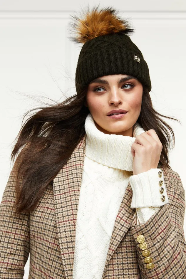Holland Cooper Windsor Bobble Hat Women Hats and Headbands Holland Cooper Windsor Bobble Hat Women Hats and Headbands