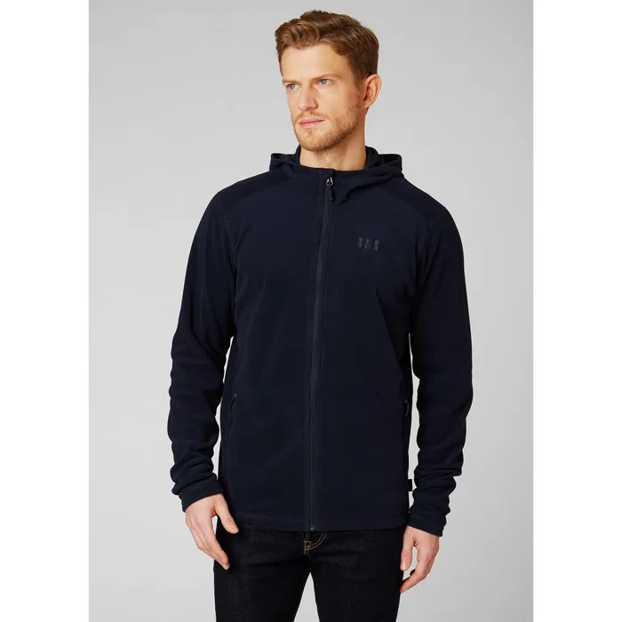 Hoodies and Sweatshirts Men Helly Hansen DAYBREAKER HOODED FLEECE JACKET 597 Navy